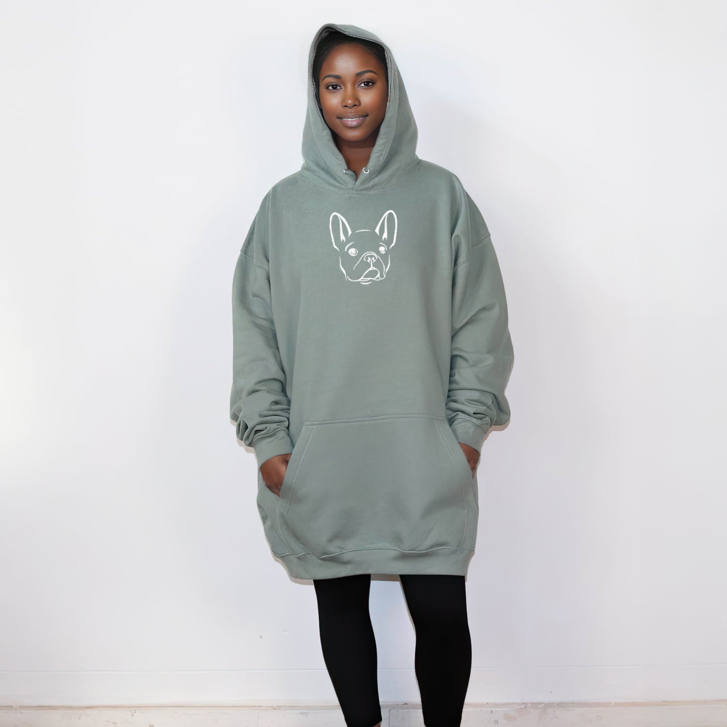 Frenchie - Huge Oversized Comfy Original Hoody