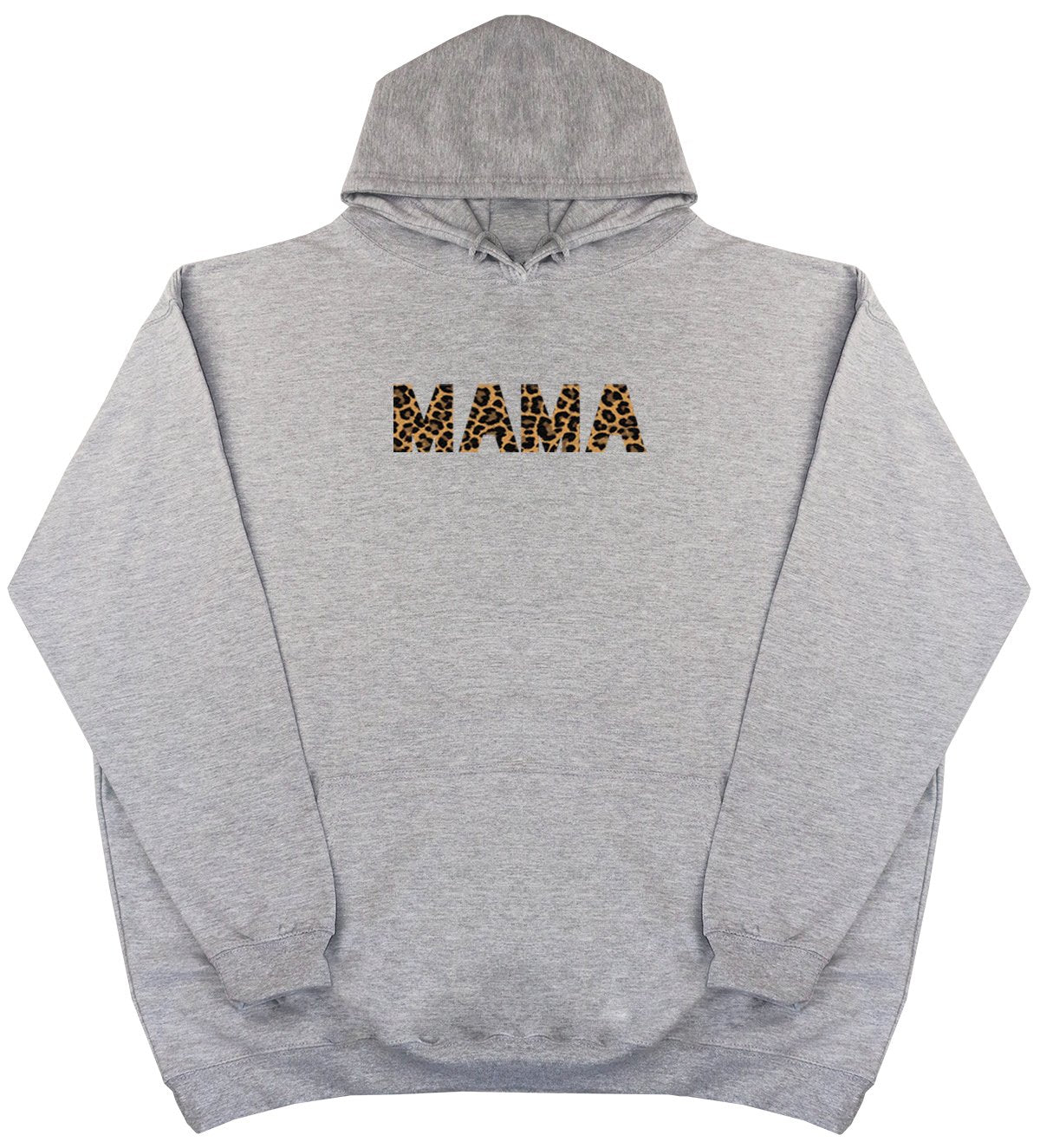 MAMA - Leopard Print - New Style - Huge Size - Oversized Comfy Hoody