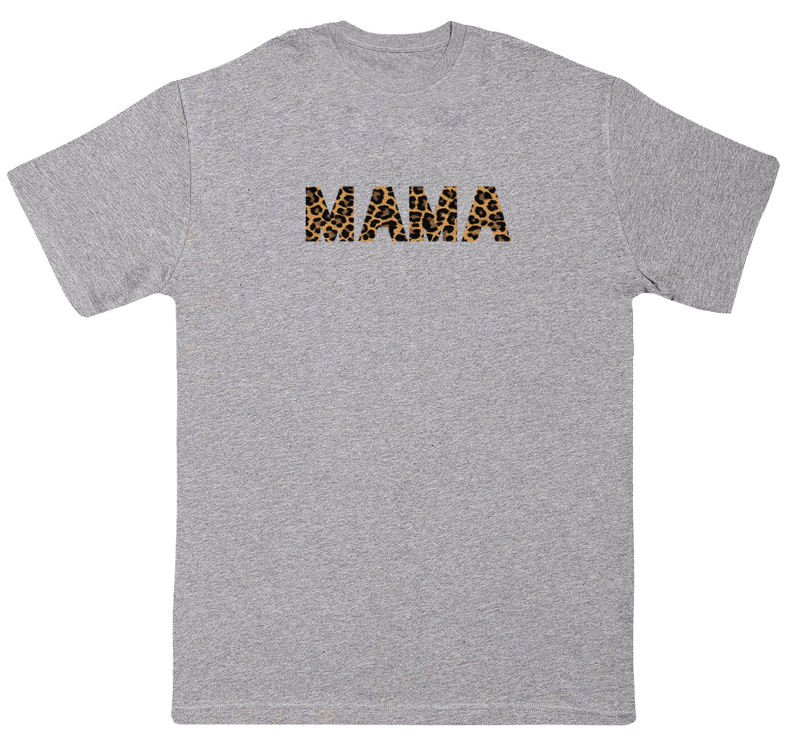 MAMA - Leopard Print - New Style Huge Comfy T-Shirt