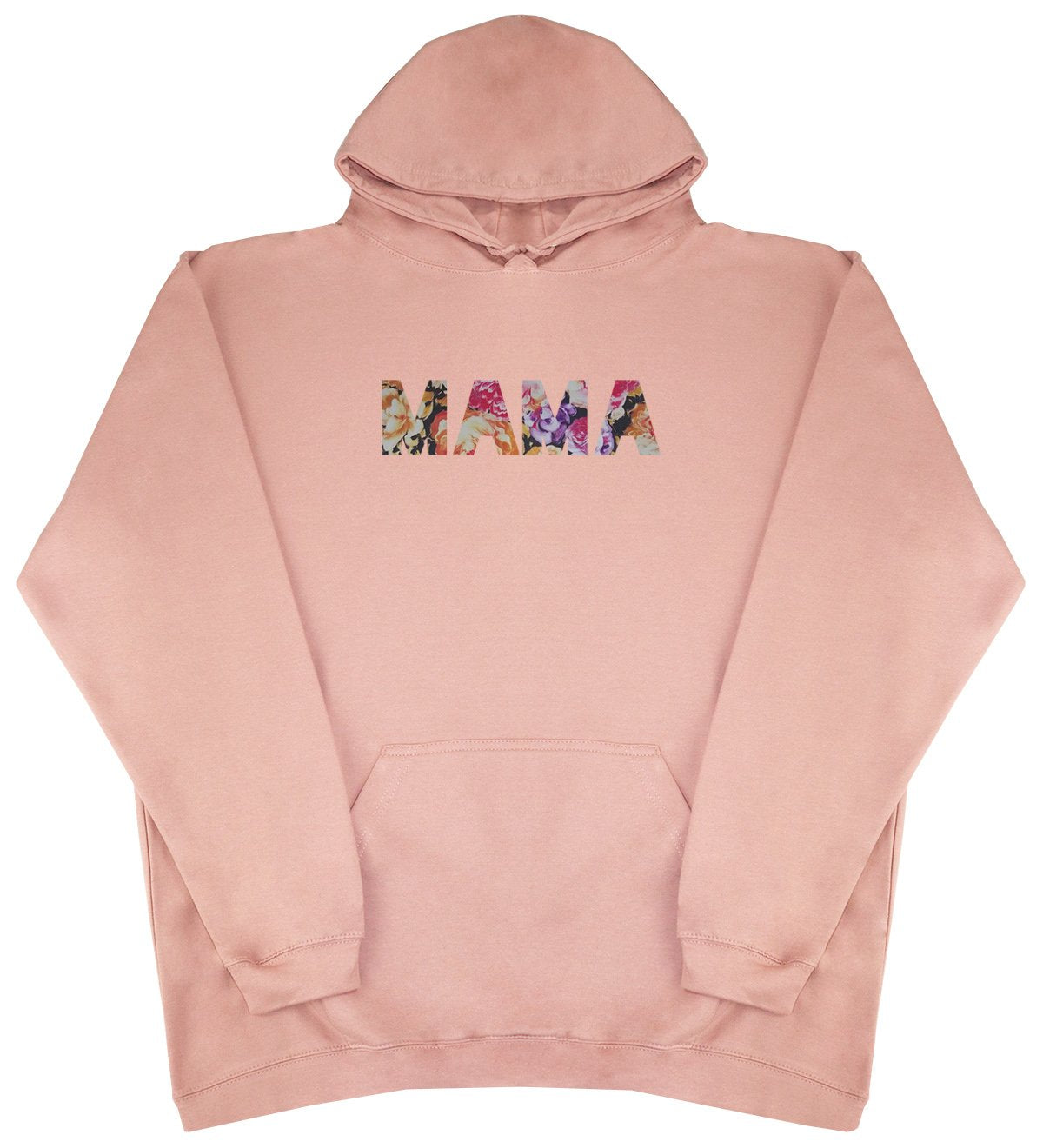 MAMA - Metallic Flower - New Style - Huge Size - Oversized Comfy Hoody