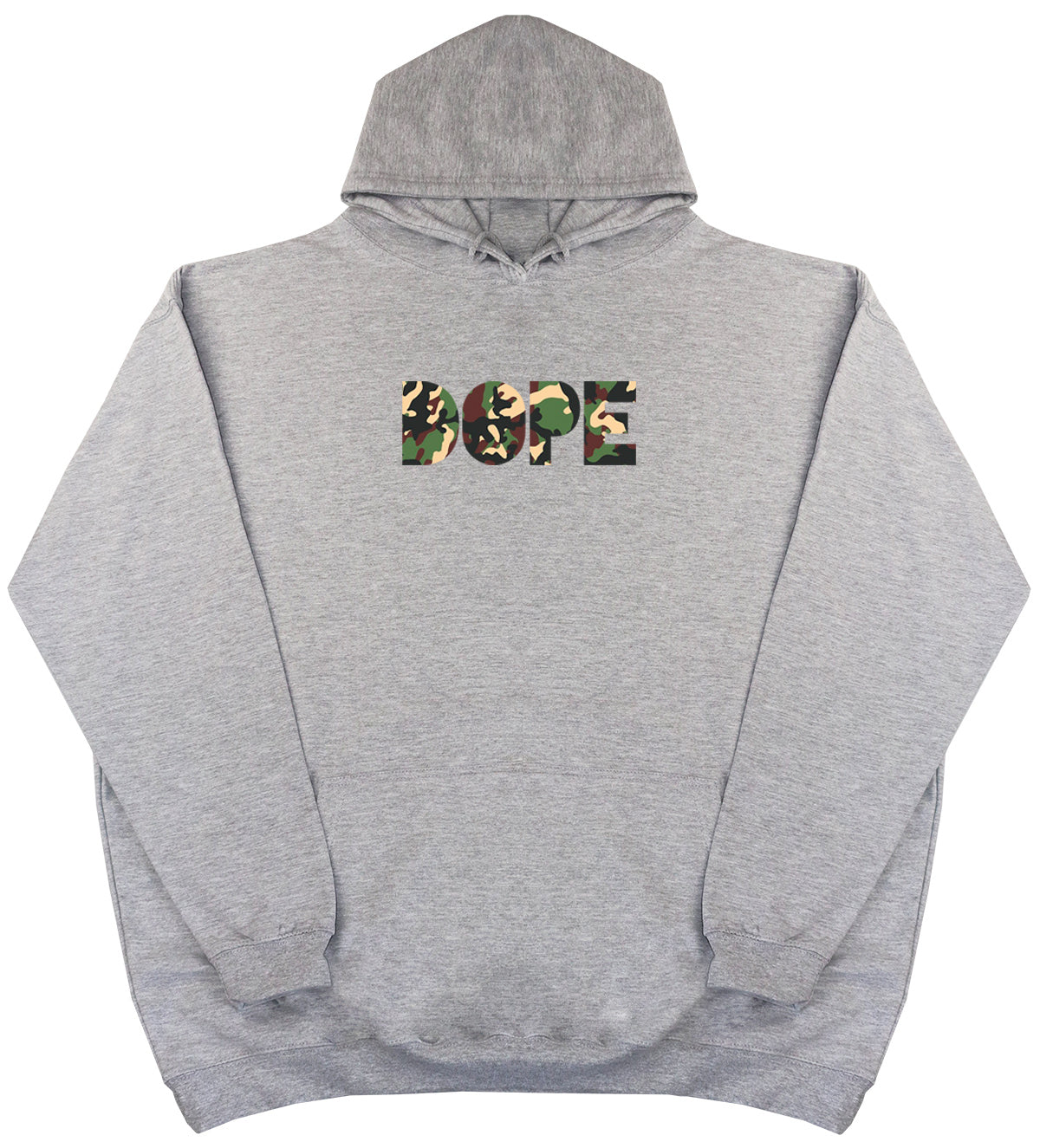 DOPE - Camo Print - Kids Oversized Comfy Original Hoody