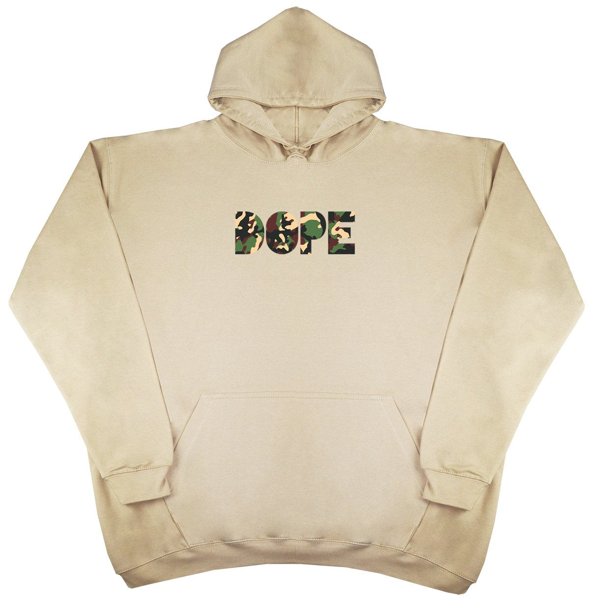 DOPE - Camo Print - New Style - Huge Size - Oversized Comfy Hoody