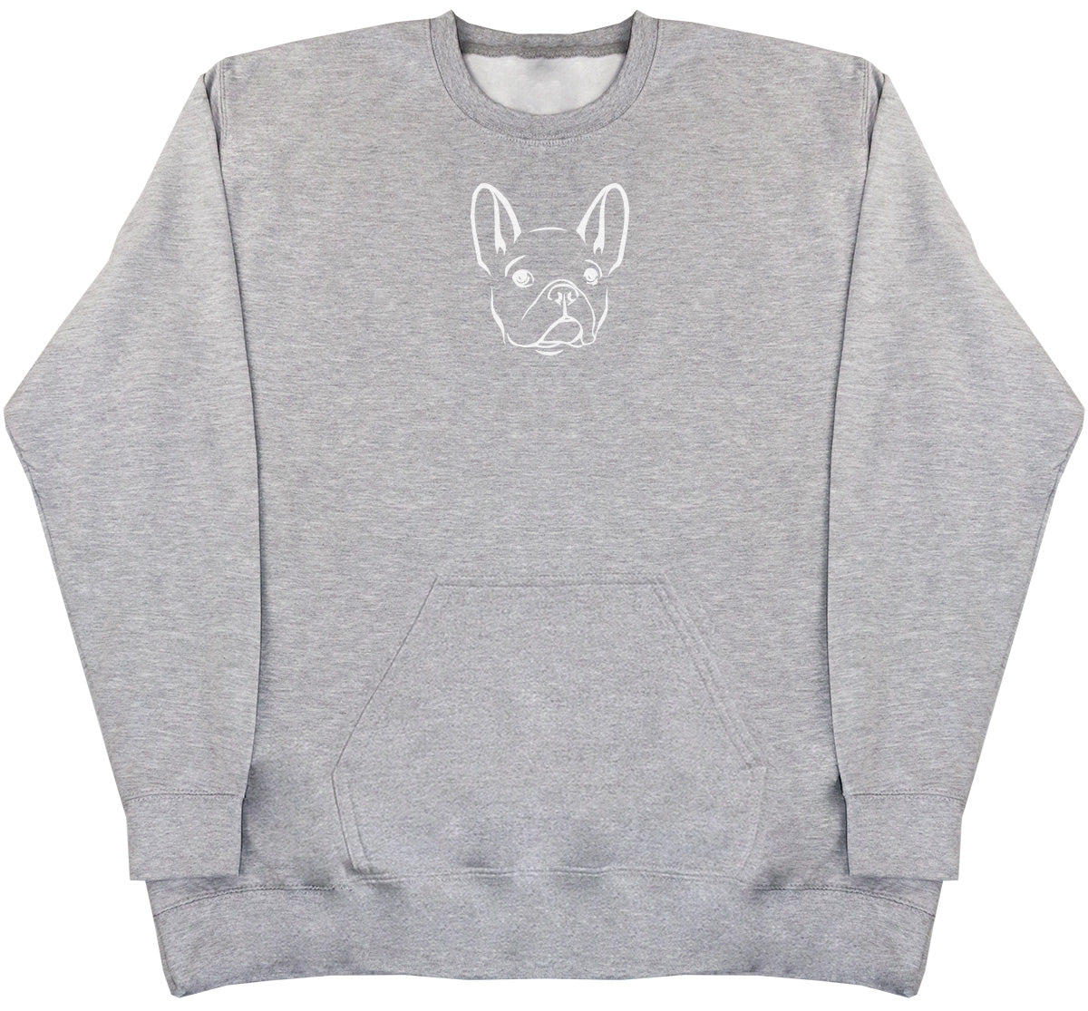 Frenchie - Huge Oversized Hoodless Hoodie