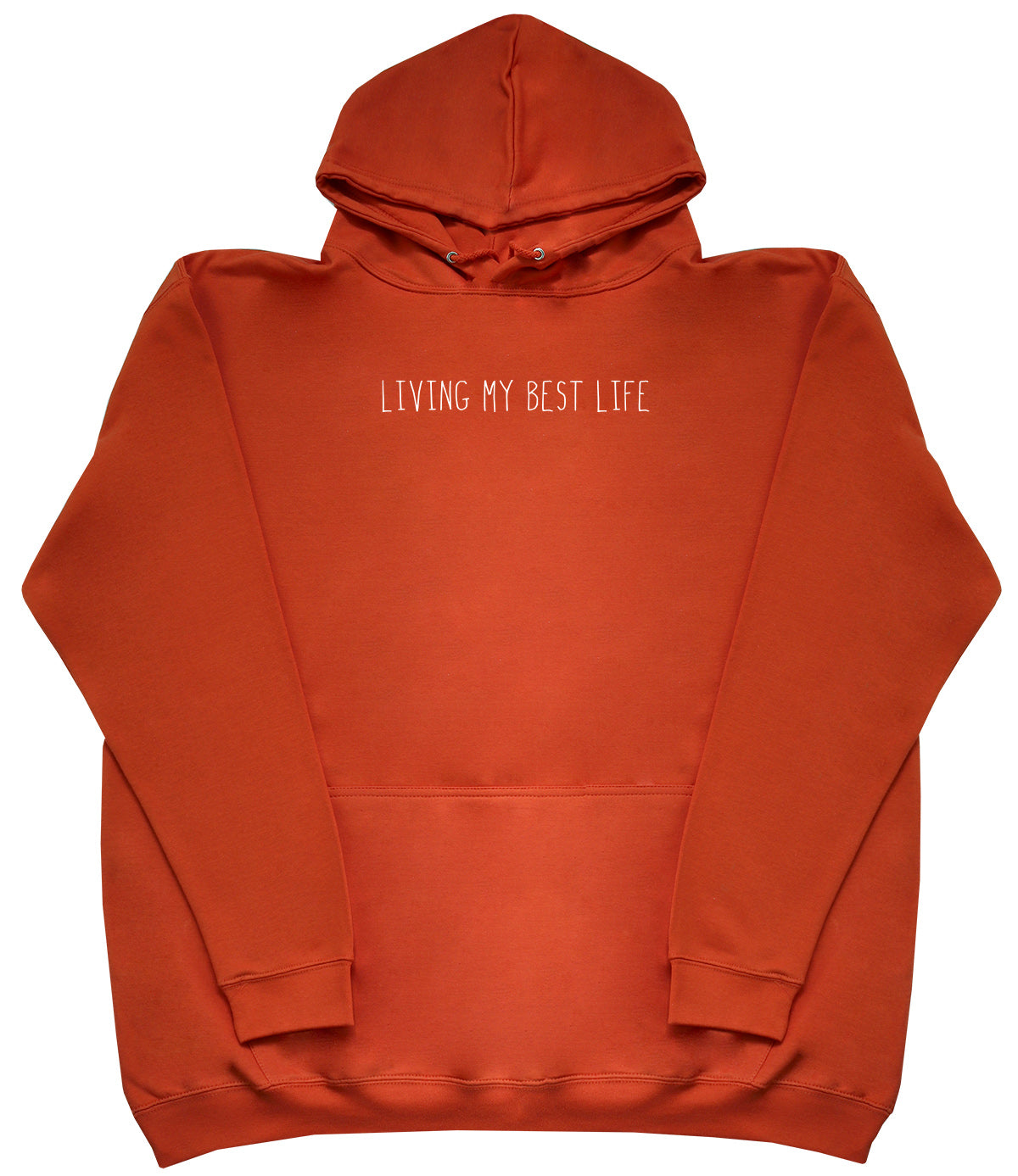 Life is shop good orange hoodie