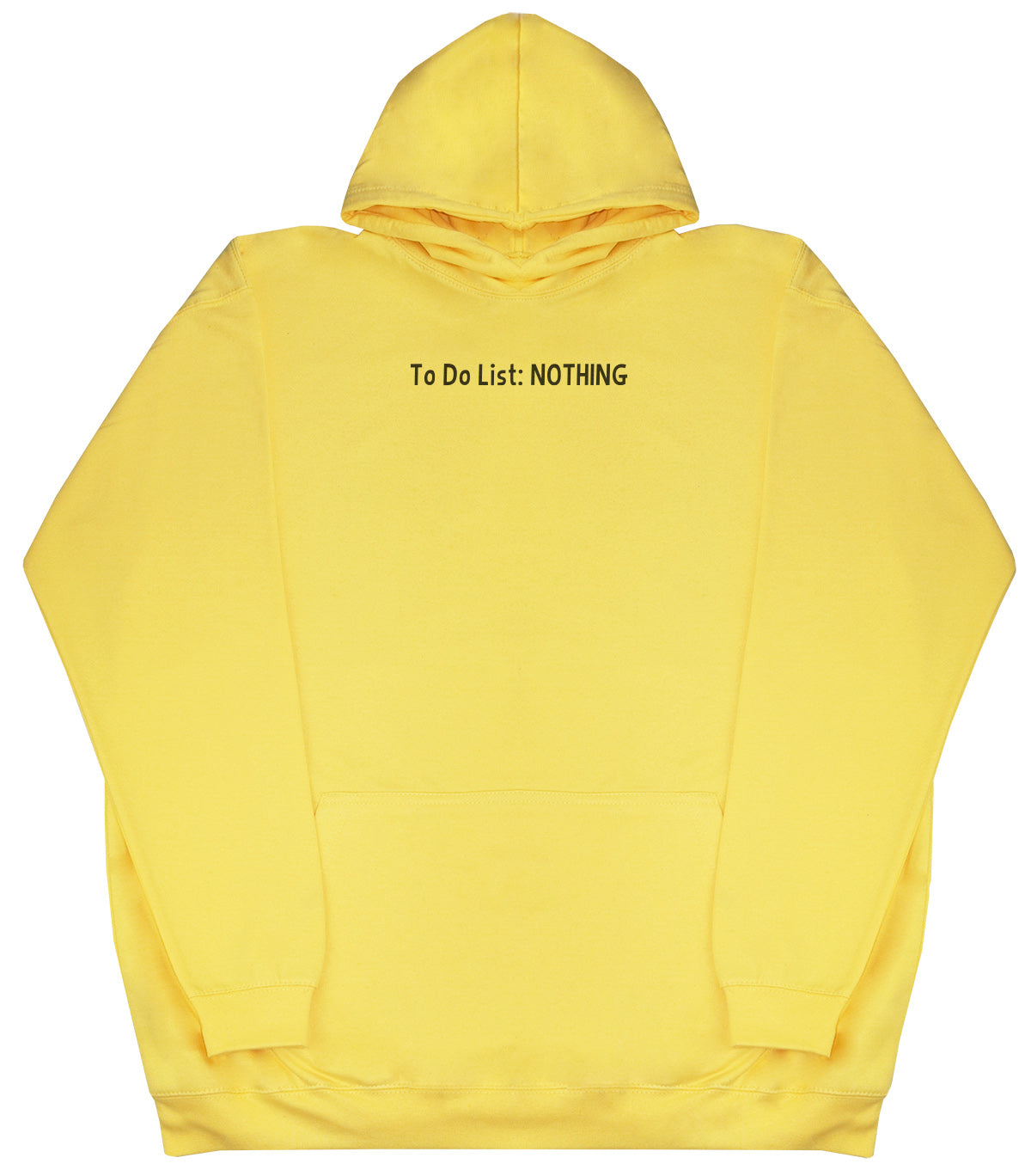 To Do List - Nothing  - Kids Oversized Comfy Original Hoody