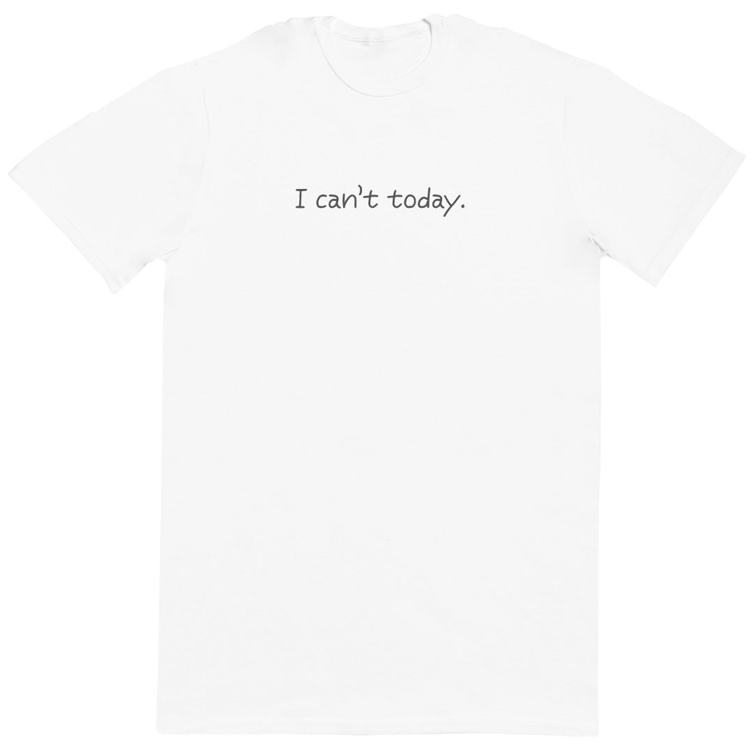 I Can't Today - Kids Oversized Comfy T-Shirt