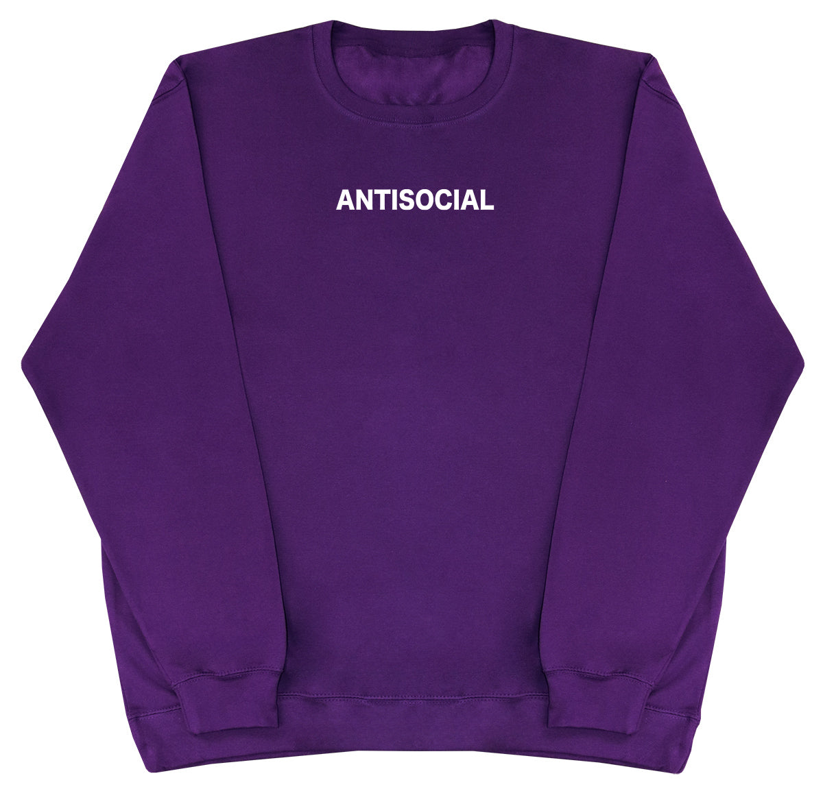 Antisocial - Huge Oversized Comfy Original Sweater