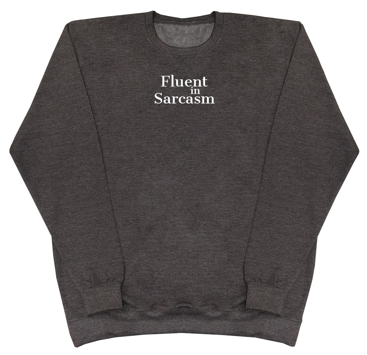 Fluent In Sarcasm - Kids Oversized Comfy Sweater