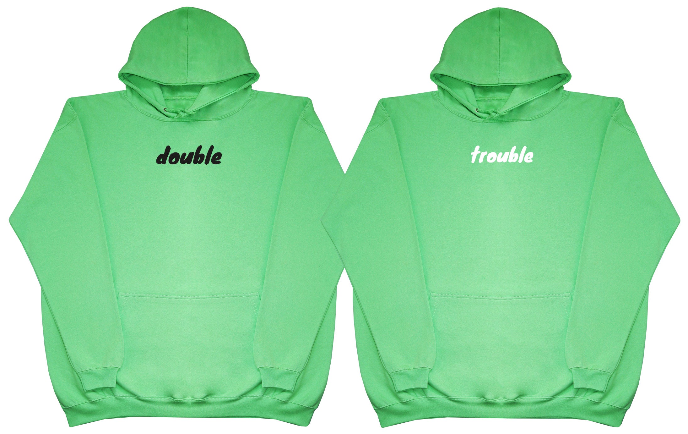 Double Trouble Matching Set - Huge Oversized Comfy Original Hoody