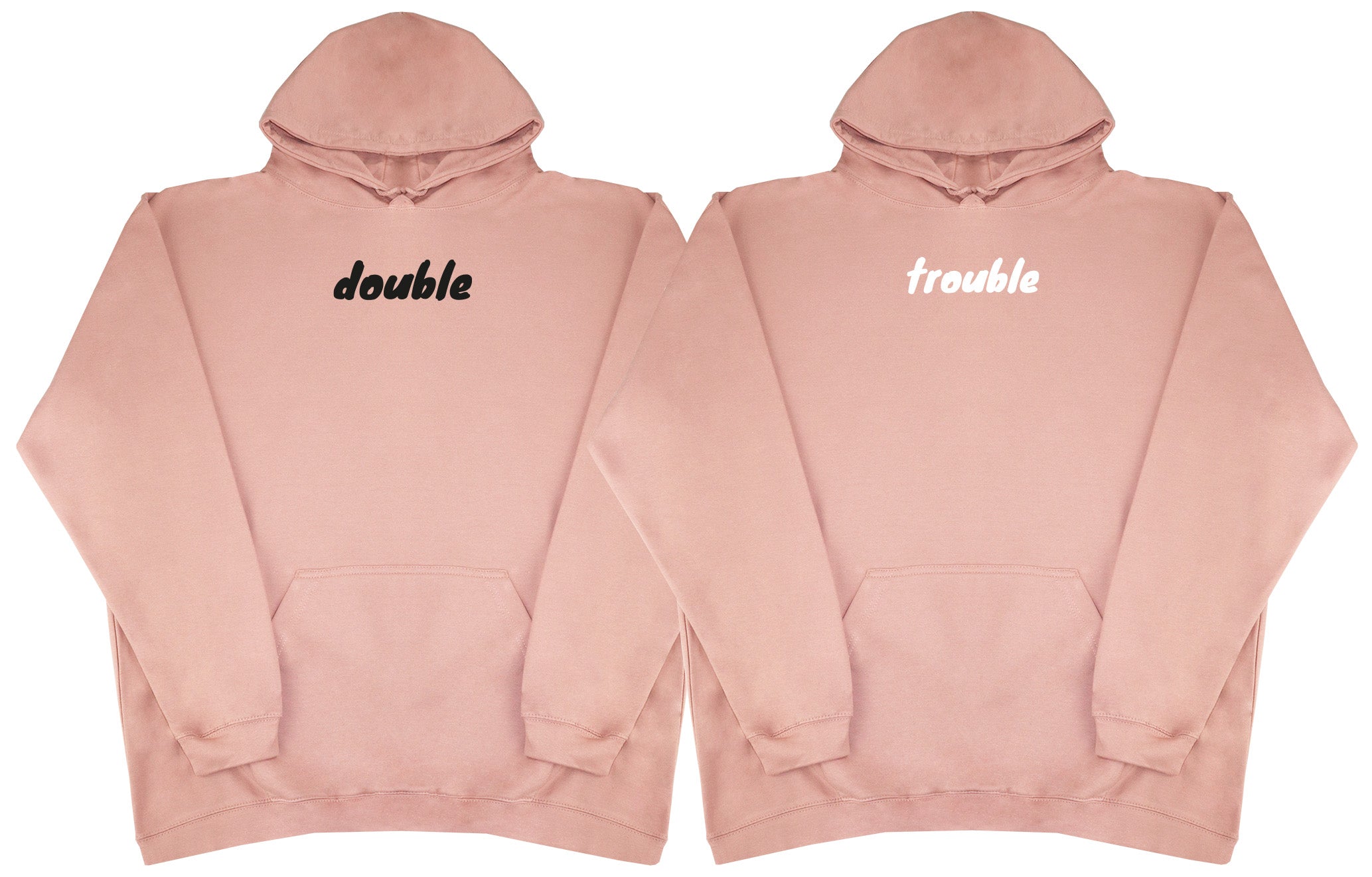 Double Trouble Matching Set - Huge Oversized Comfy Original Hoody