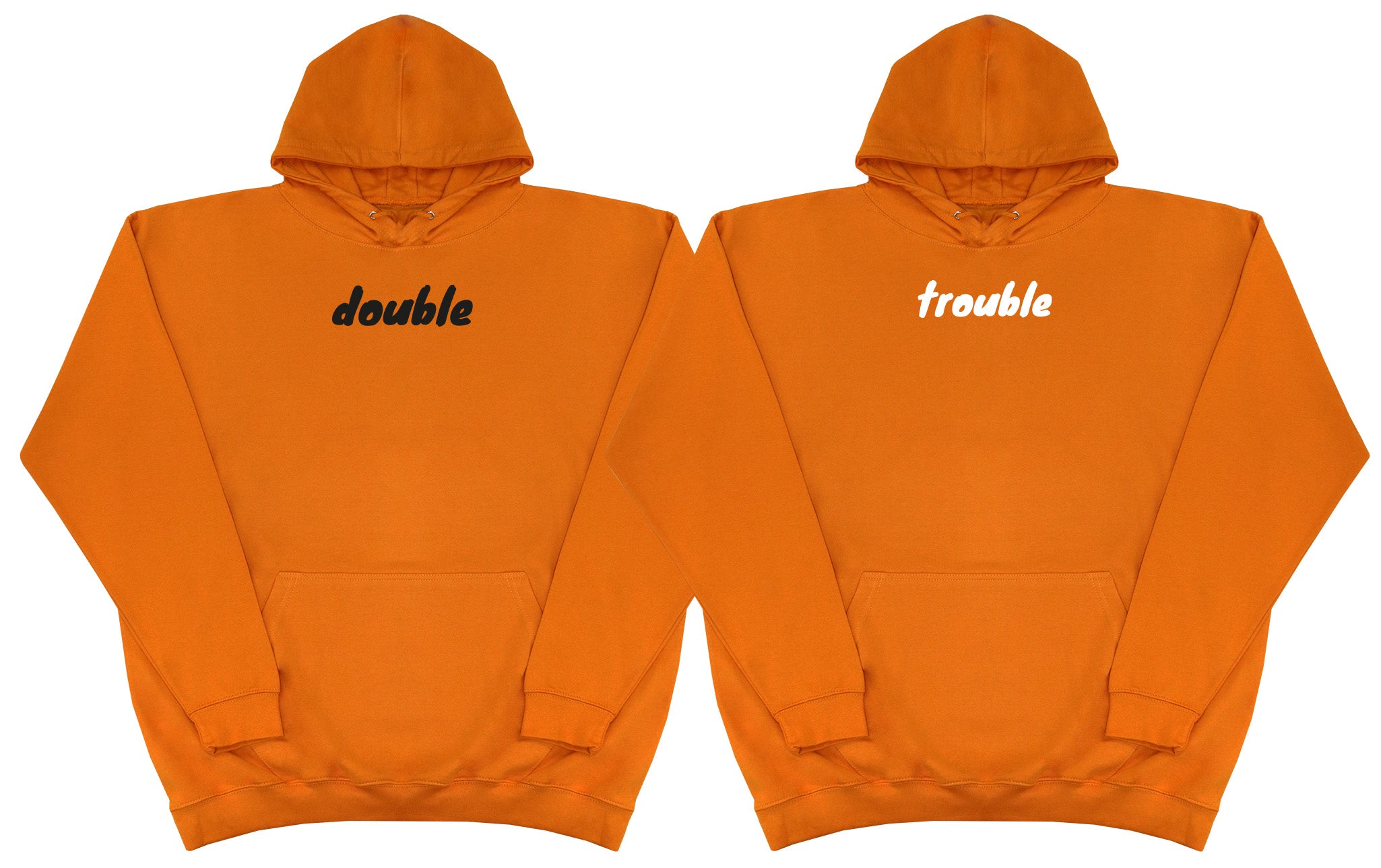 Double Trouble Matching Set - Huge Oversized Comfy Original Hoody