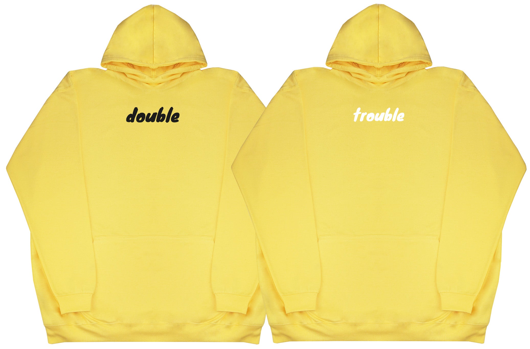 Double Trouble Matching Set - Huge Oversized Comfy Original Hoody