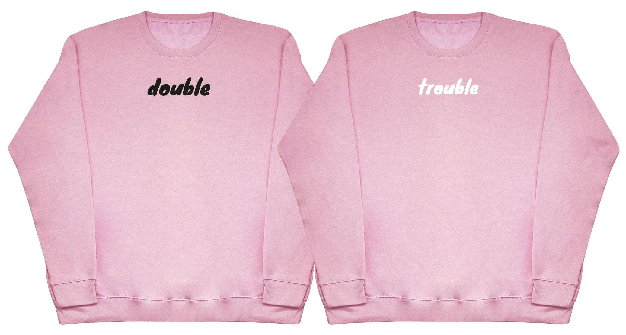 Double Trouble Matching Set - Huge Oversized Comfy Sweater