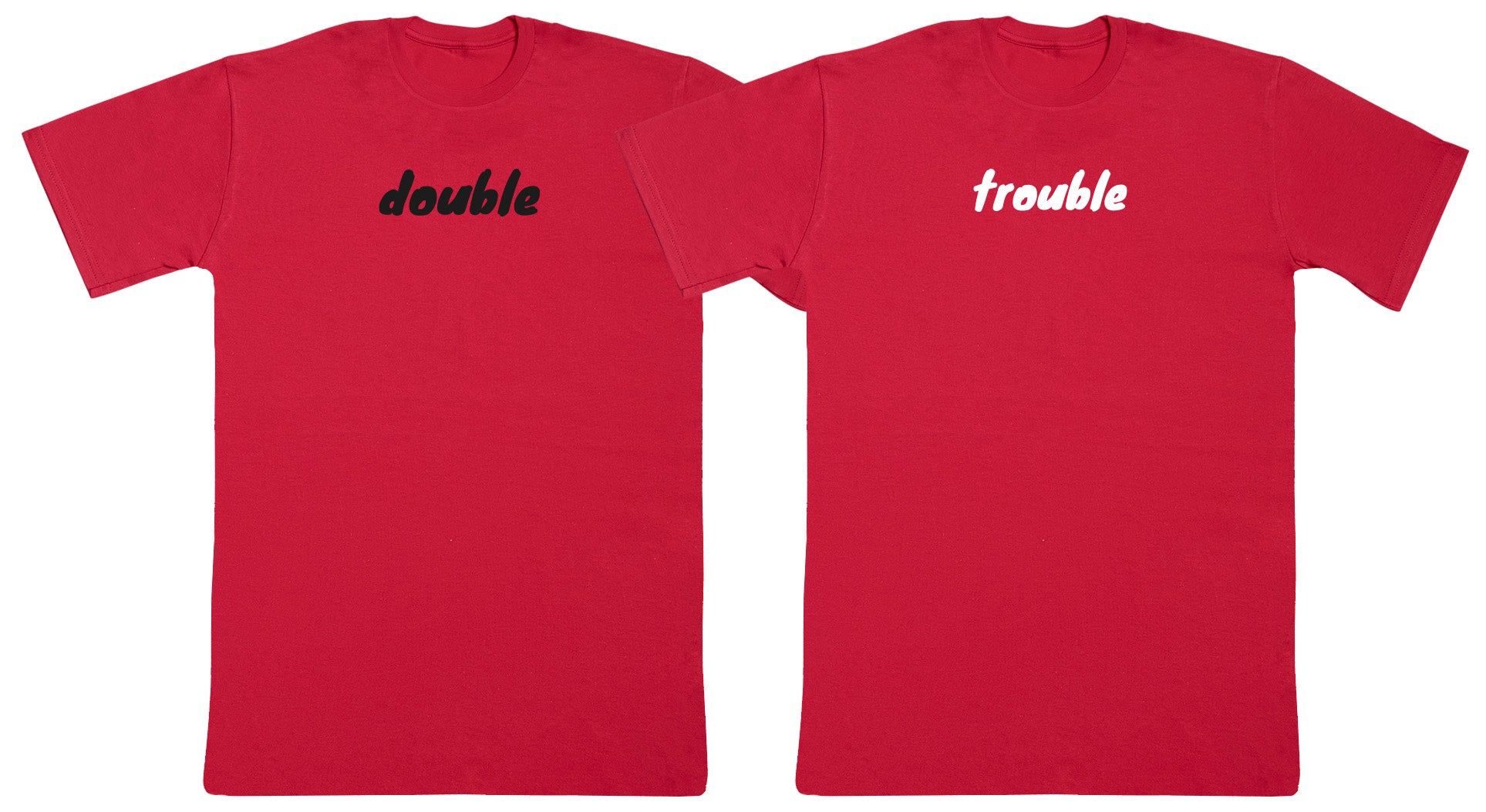 Double Trouble Matching Set - Huge Oversized Comfy Original T-Shirts