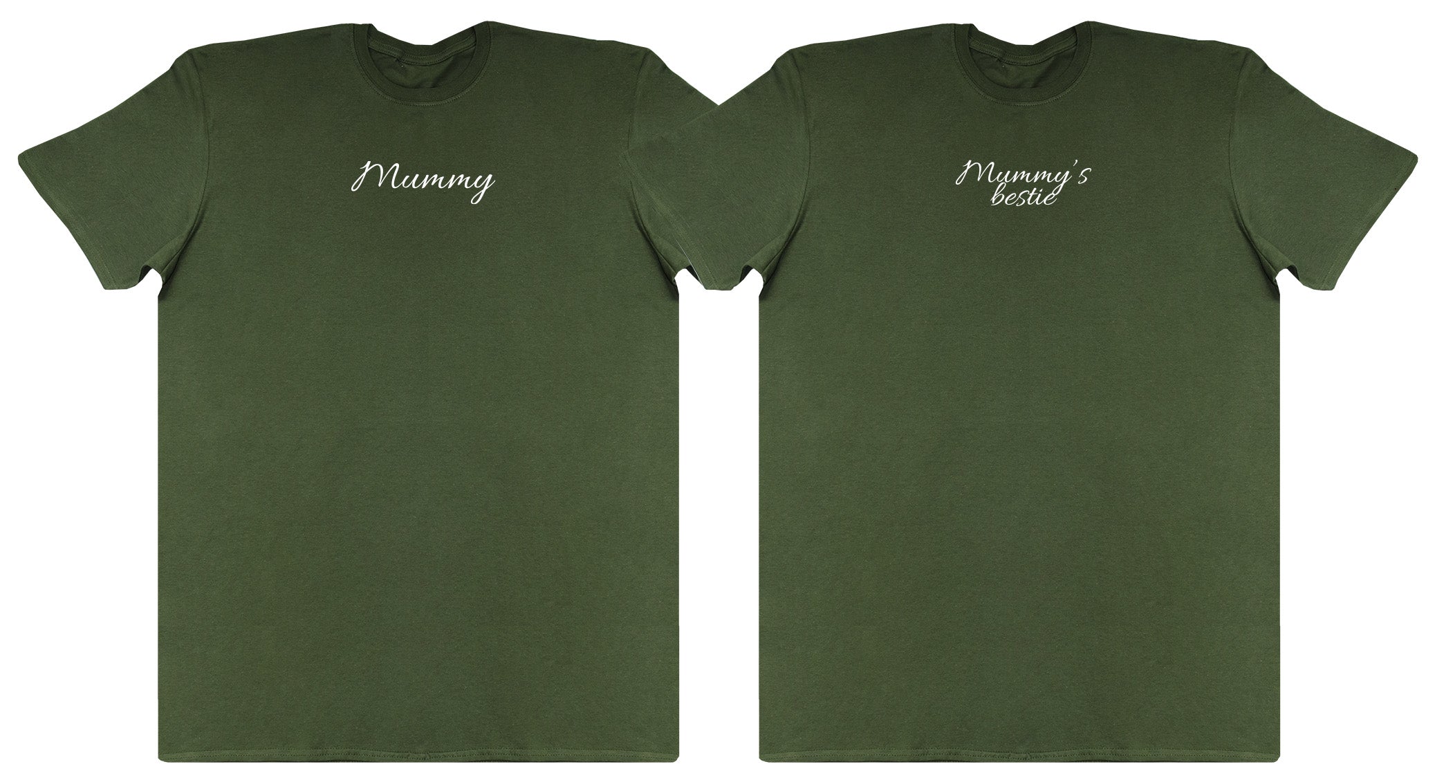 Mummy & Mummy's Bestie Matching Set - Huge Oversized Comfy Original T-Shirts