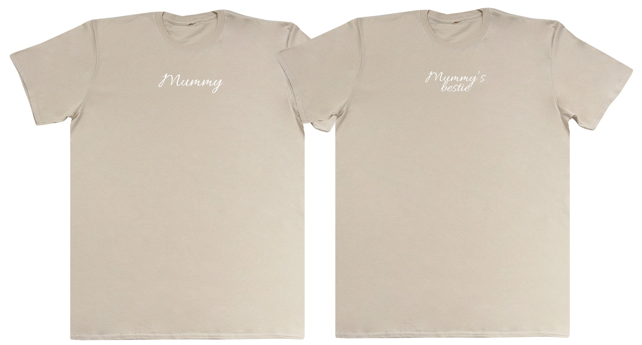 Mummy & Mummy's Bestie Matching Set - Kids Oversized Comfy & Extra Comfy T-Shirt