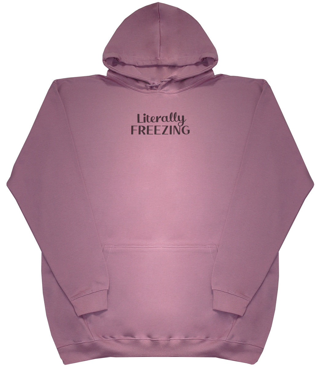 Literally Freezing - Kids Oversized Comfy Original Hoody