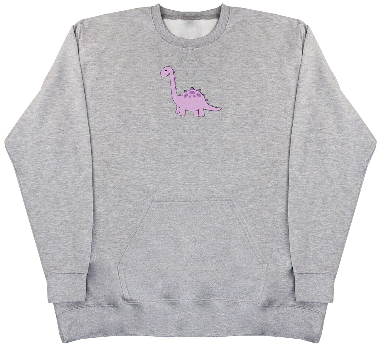 Purple Dino - Huge Oversized Hoodless Hoodie