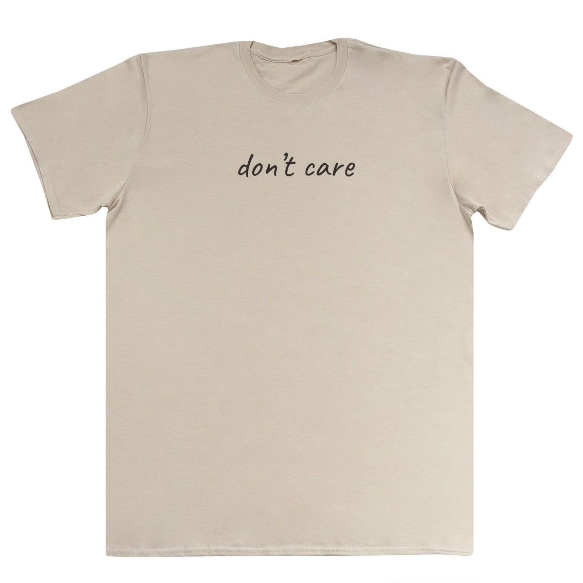 don't care - Kids Oversized Comfy T-Shirt