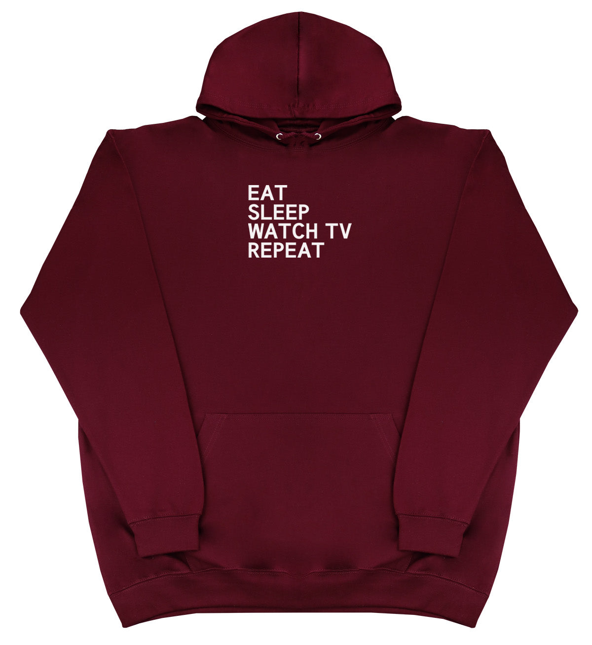 Eat Sleep Watch TV Repeat - Kids Oversized Comfy Original Hoody