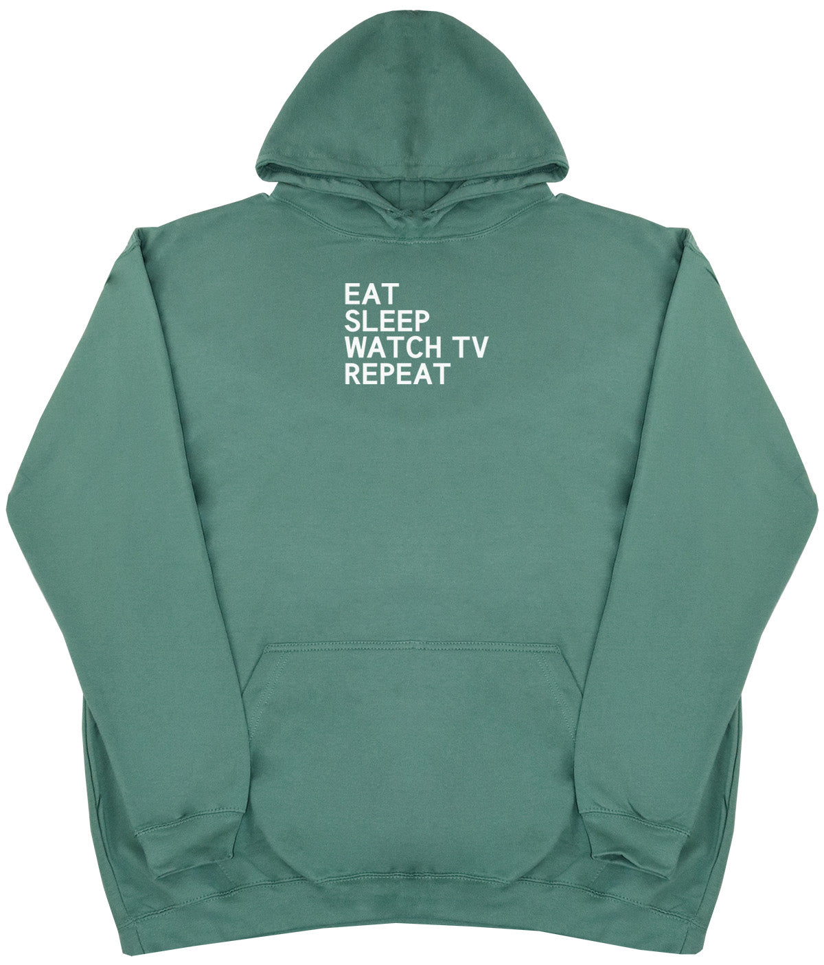 Eat Sleep Watch TV Repeat - Kids Oversized Comfy Original Hoody