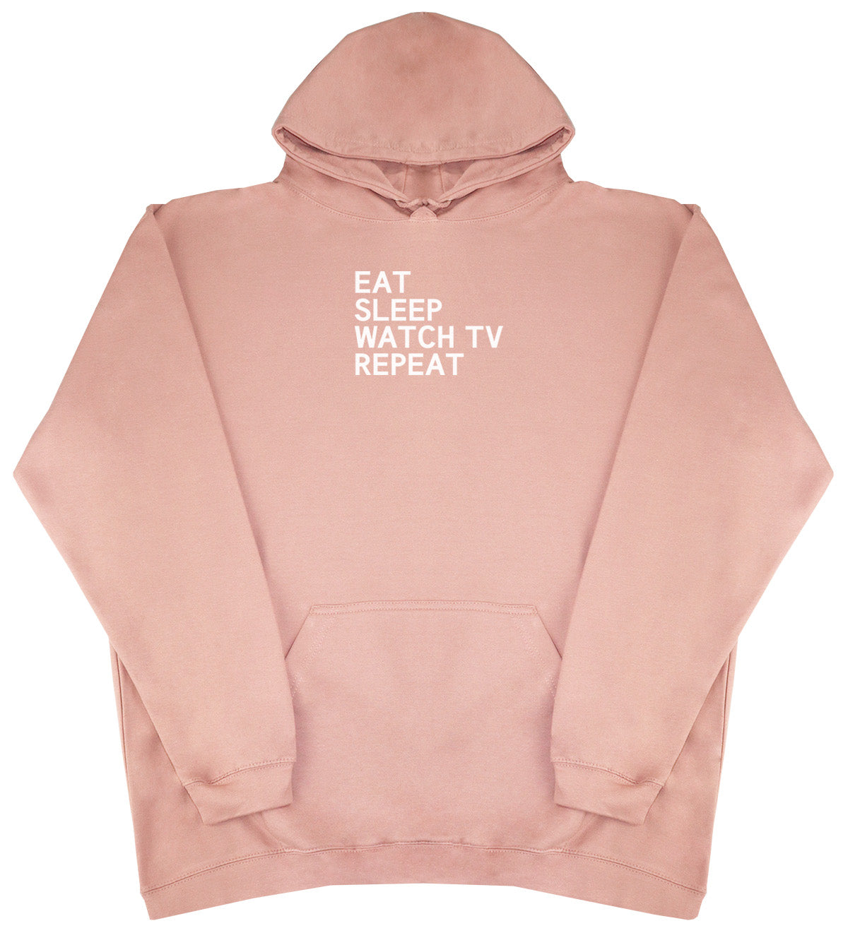 Eat Sleep Watch TV Repeat - Kids Oversized Comfy Original Hoody