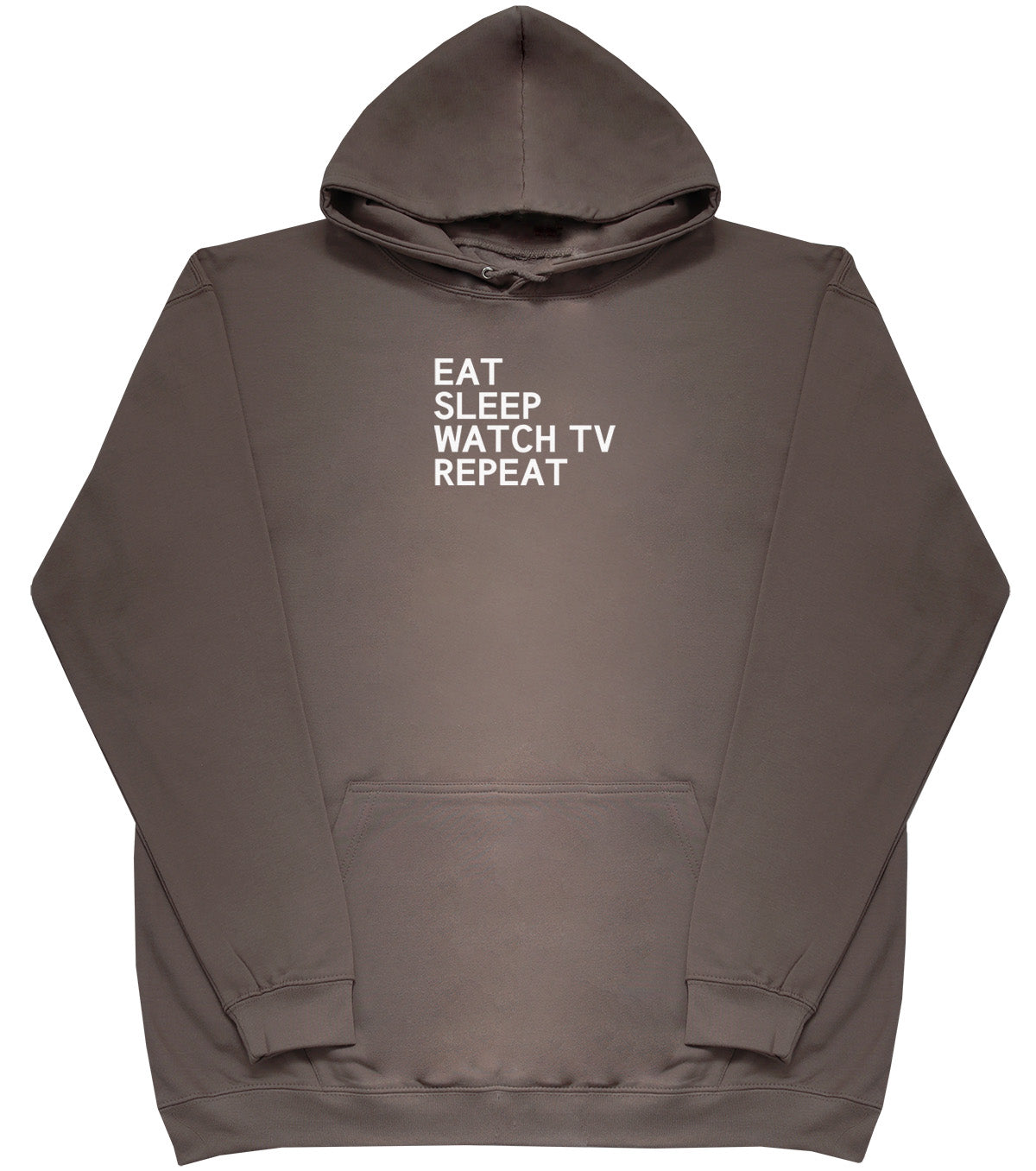 Eat Sleep Watch TV Repeat - Huge Oversized Comfy Original Hoody