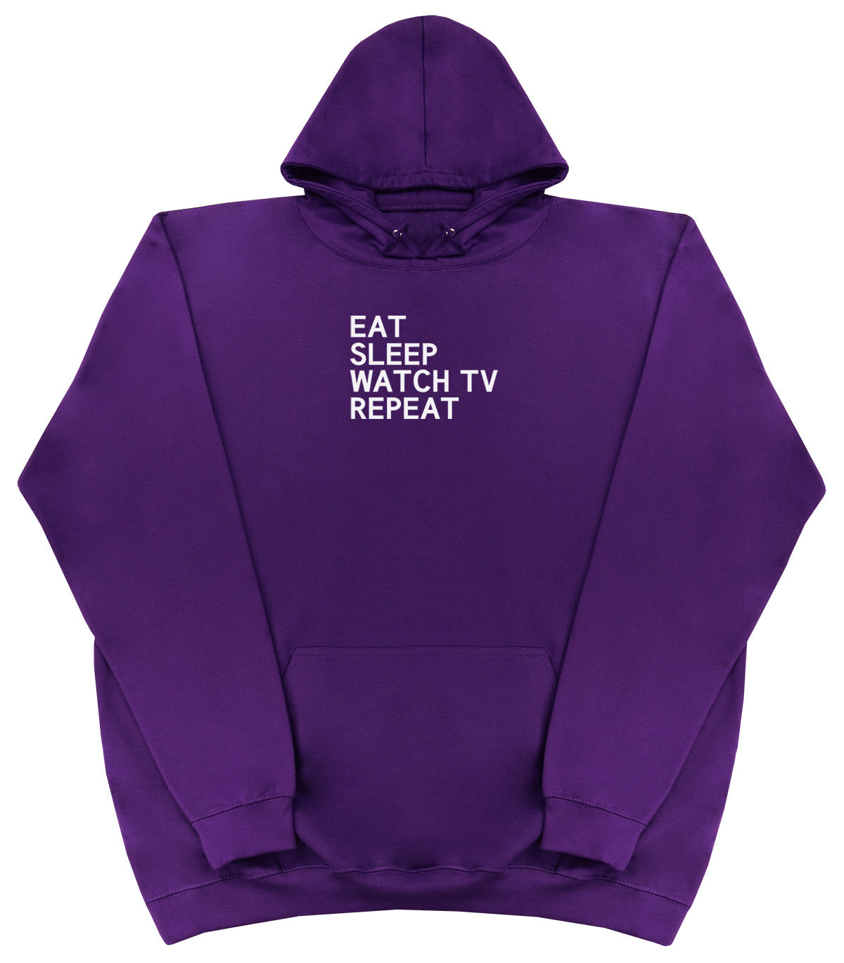 Eat Sleep Watch TV Repeat - Kids Oversized Comfy Original Hoody