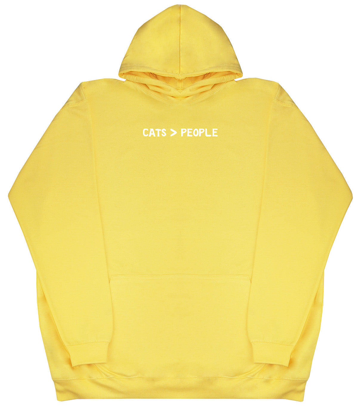 Cats Greater Than People - Kids Oversized Comfy Original Hoody