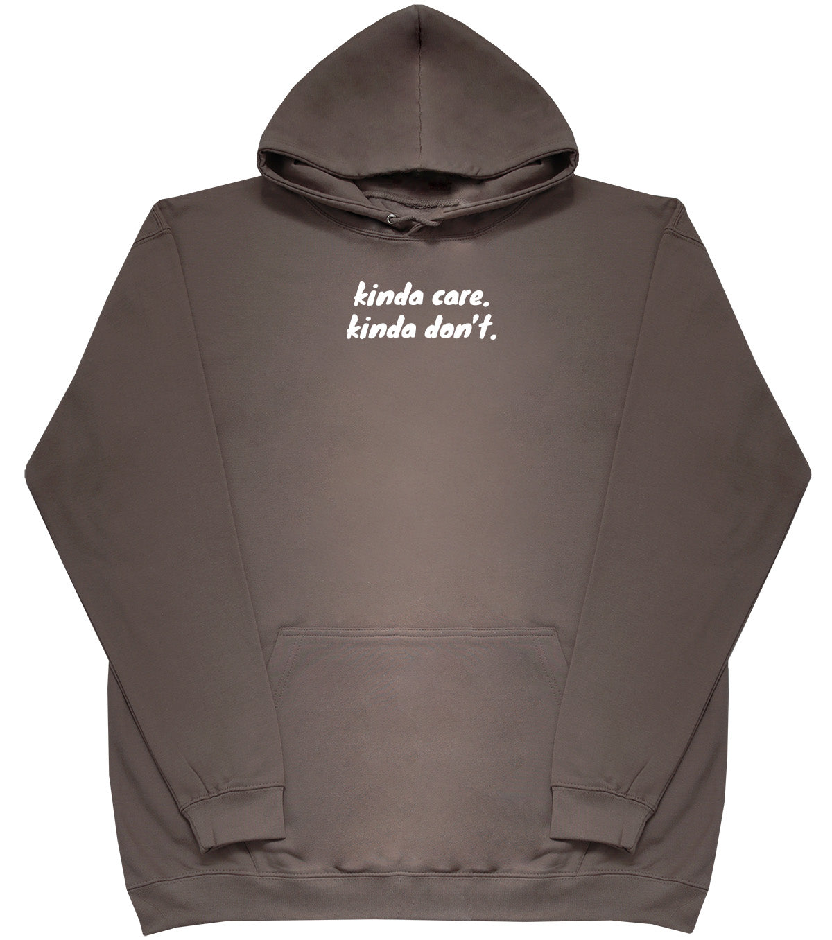 kinda care. kinda don't - Kids Oversized Comfy Original Hoody