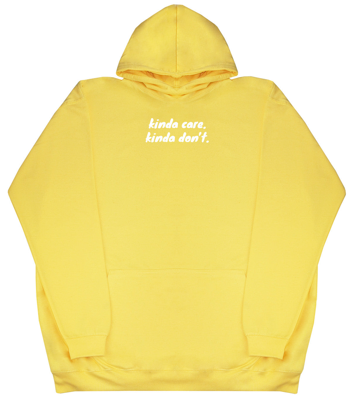 kinda care. kinda don't - Kids Oversized Comfy Original Hoody