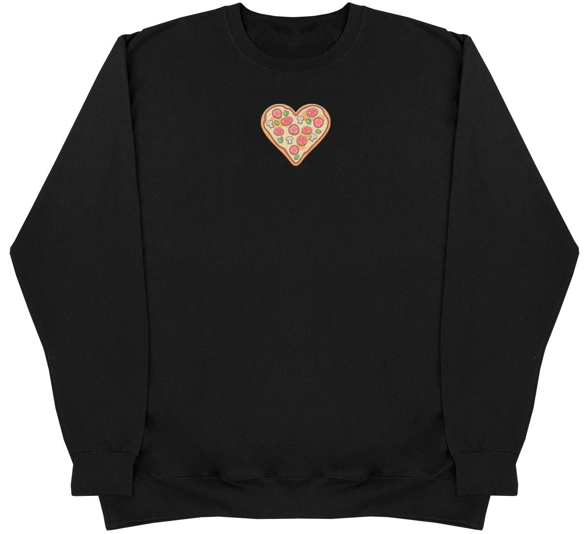 Pizza Heart - Huge Oversized Comfy Original Sweater