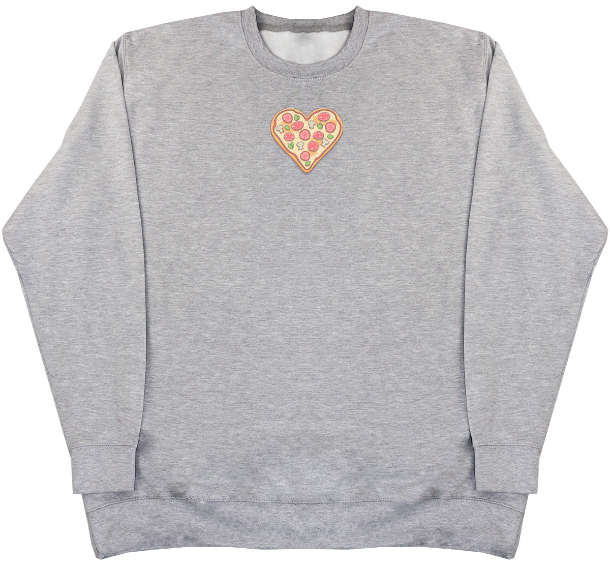 Pizza Heart - Huge Oversized Comfy Original Sweater