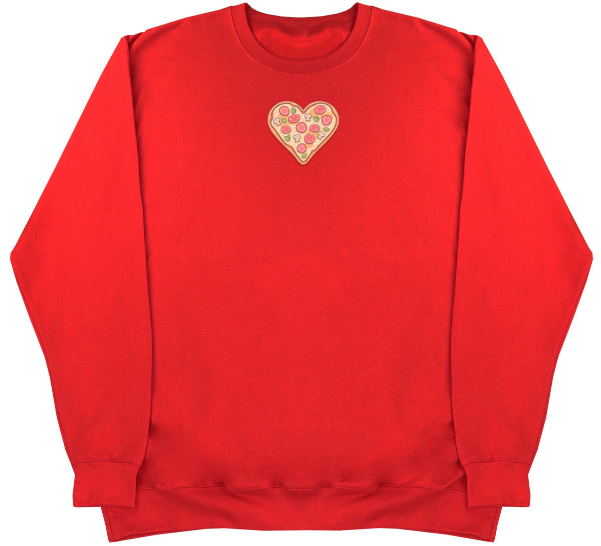 Pizza Heart - Huge Oversized Comfy Original Sweater