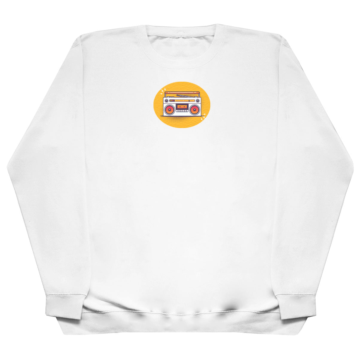 Orange Cassette - Kids Oversized Comfy Sweater