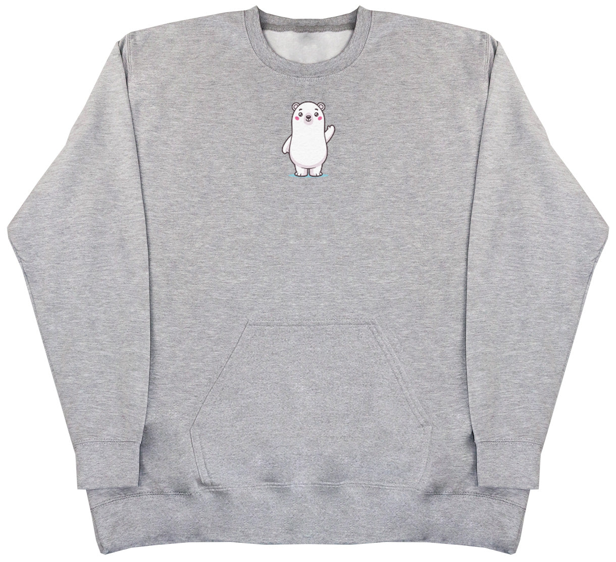 Polar Bear - Huge Oversized Hoodless Hoodie