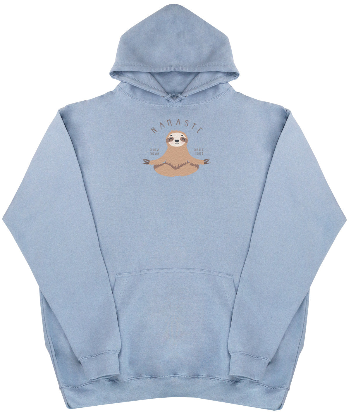 Namaste Sloth - New Style - Oversized Comfy Hoody