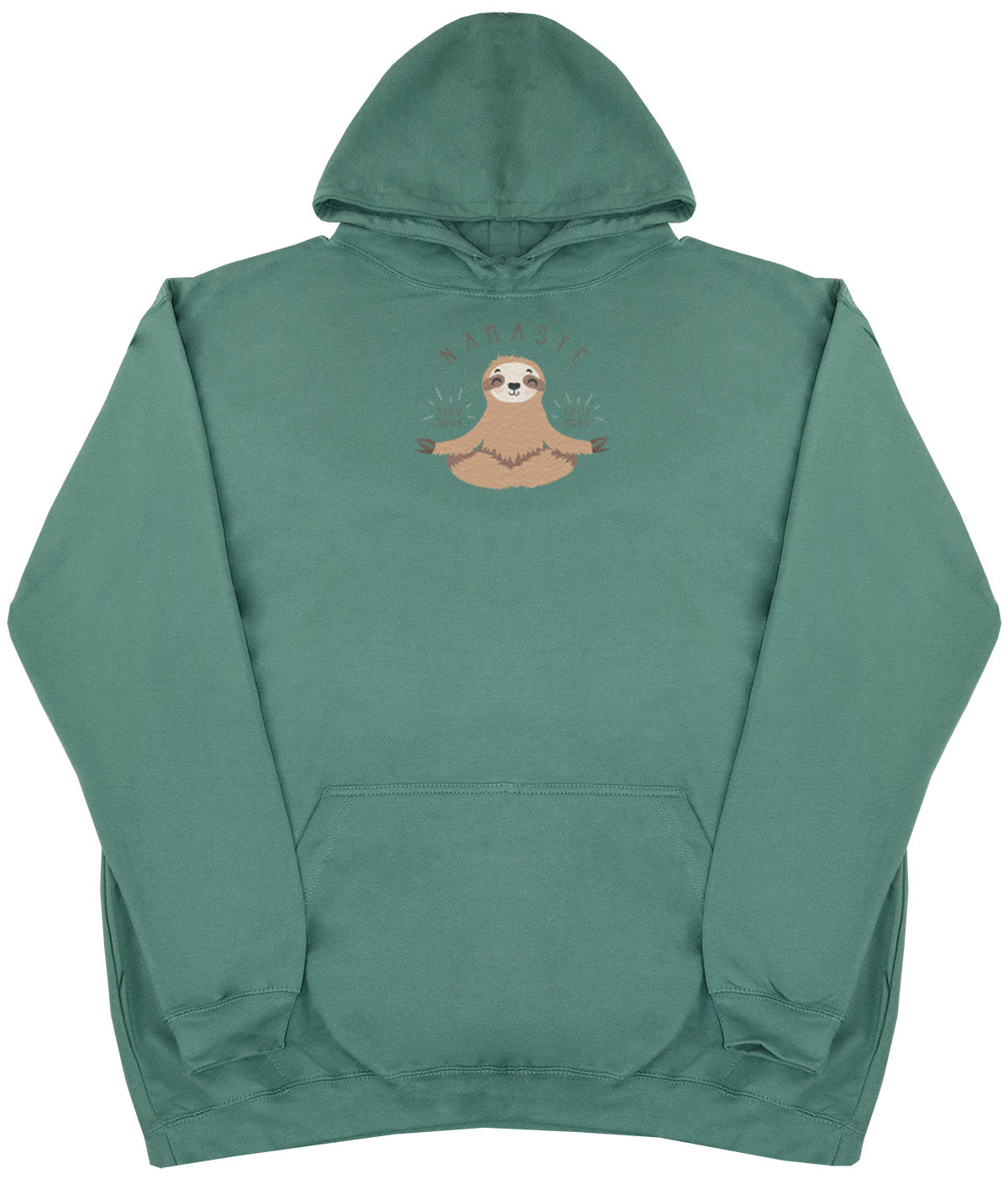 Namaste Sloth - New Style - Oversized Comfy Hoody