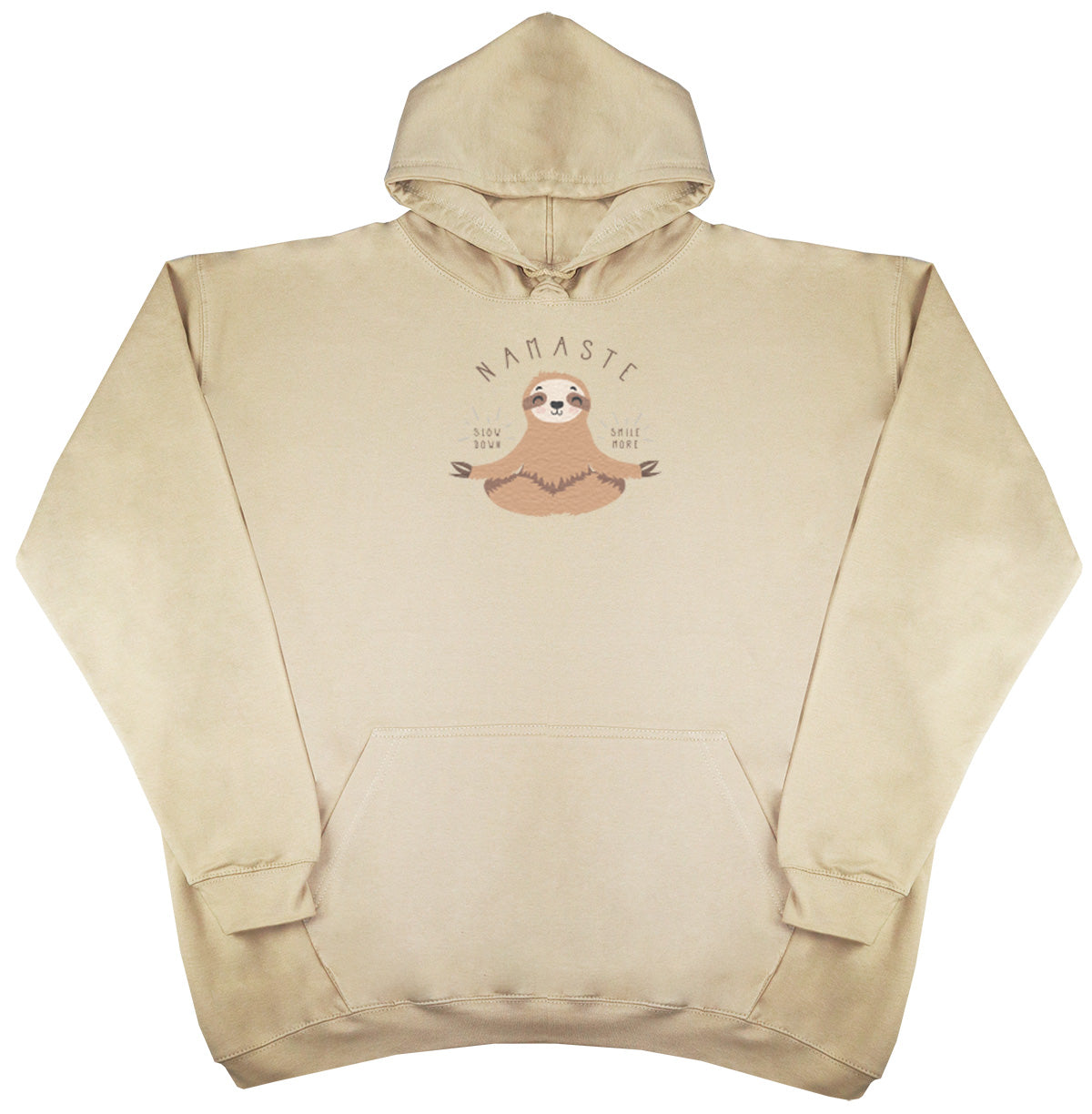 Namaste Sloth - New Style - Oversized Comfy Hoody