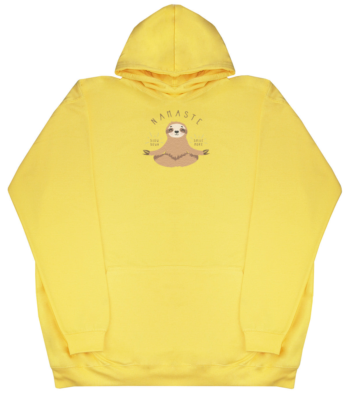 Namaste Sloth - Huge Oversized Comfy Original Hoody