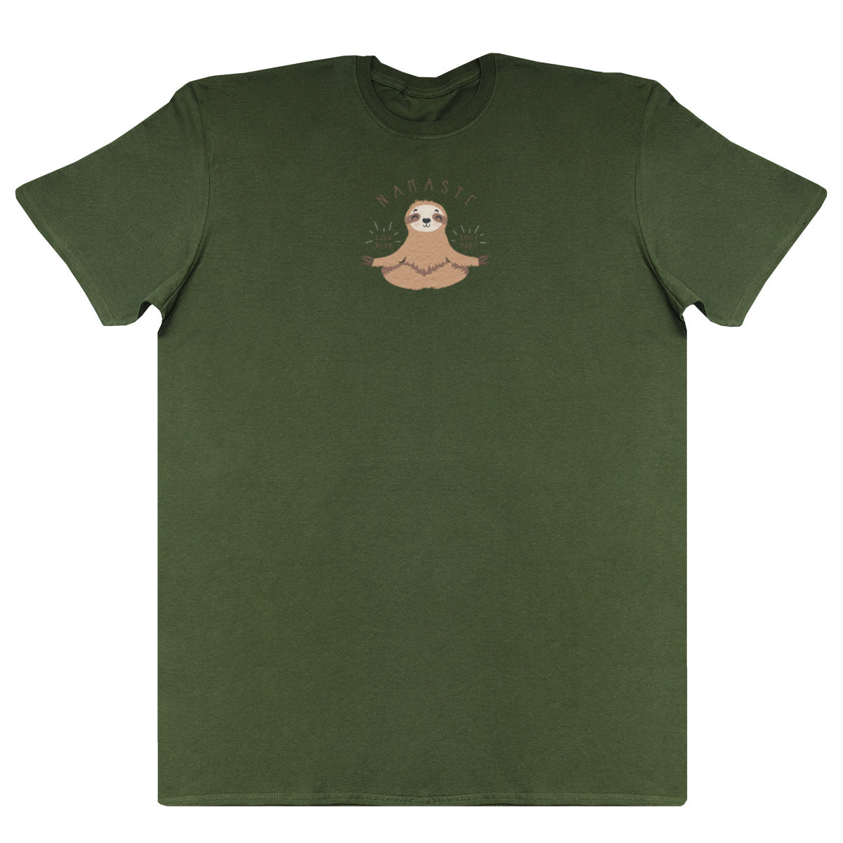 Namaste Sloth - Huge Oversized Comfy Original T-Shirt