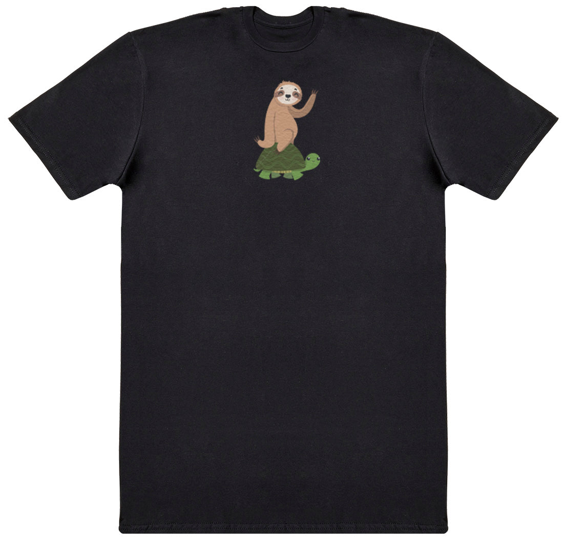 Sloth & Tortoise - Kids Oversized Comfy T-Shirt