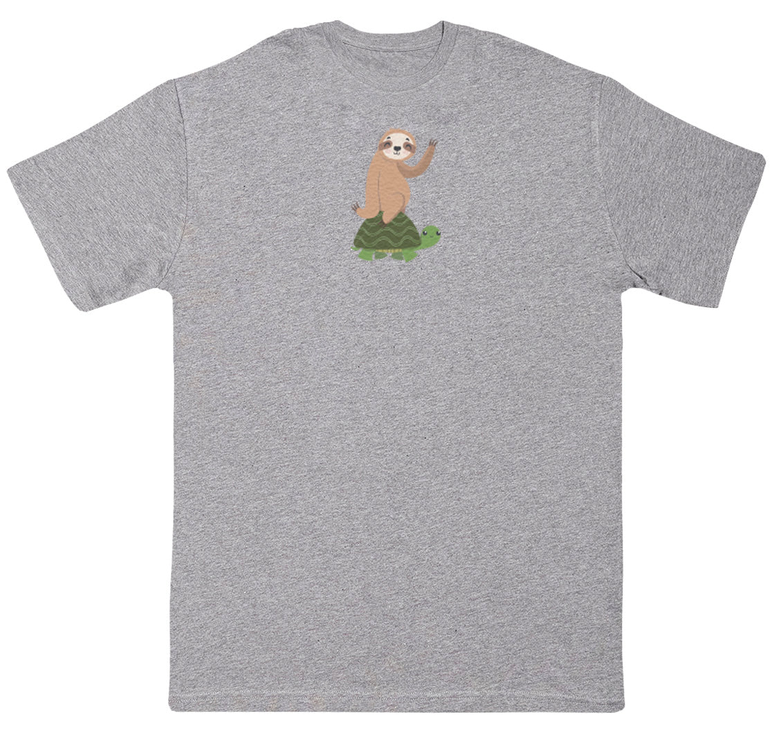 Sloth & Tortoise - Kids Oversized Comfy T-Shirt