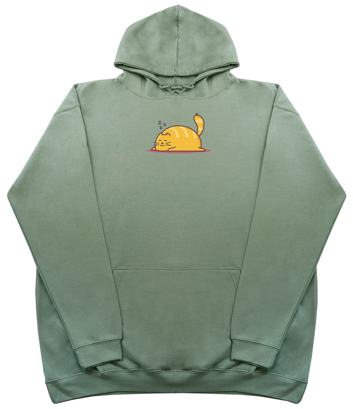 Sleeping Cat - Huge Oversized Comfy Original Hoody