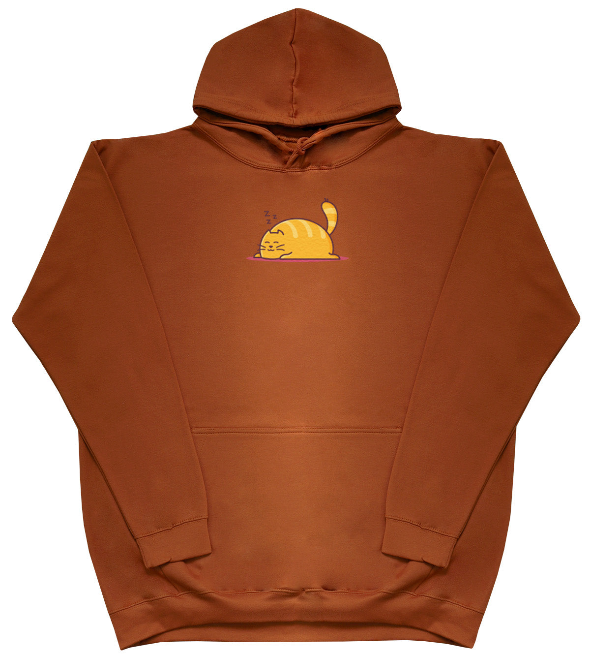 Sleeping Cat - Huge Oversized Comfy Original Hoody