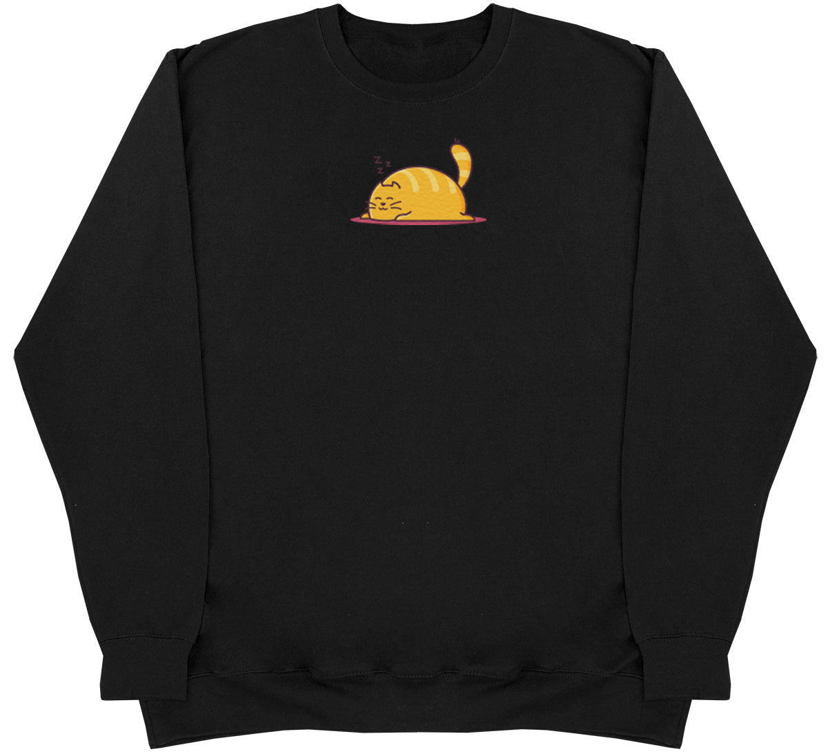 Sleeping Cat - Huge Oversized Comfy Original Sweater