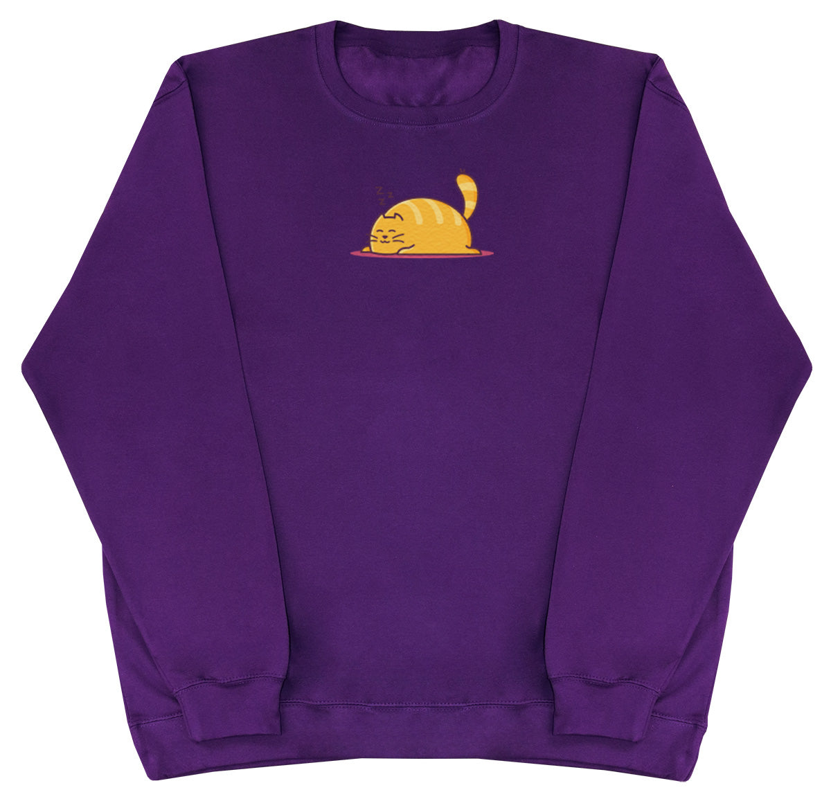 Sleeping Cat - Huge Oversized Comfy Original Sweater