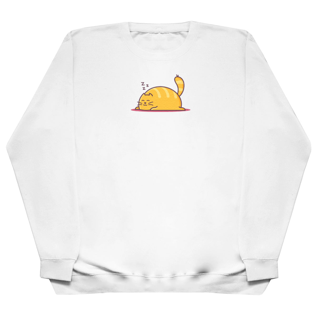 Sleeping Cat - Huge Oversized Comfy Original Sweater