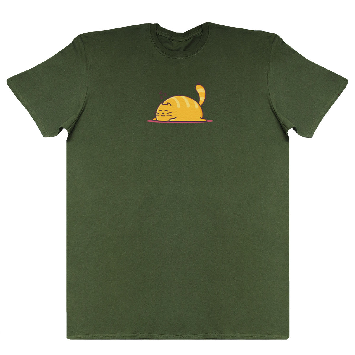 Sleeping Cat - Huge Oversized Comfy Original T-Shirt