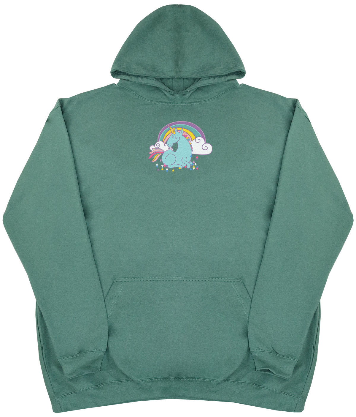 Unicorn Rainbow - New Style - Oversized Comfy Hoody